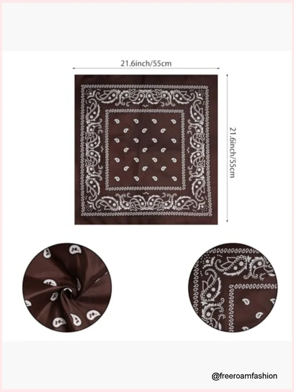 Cowboy Hat Headband Set with Bandana